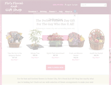 Tablet Screenshot of flosfloral.com